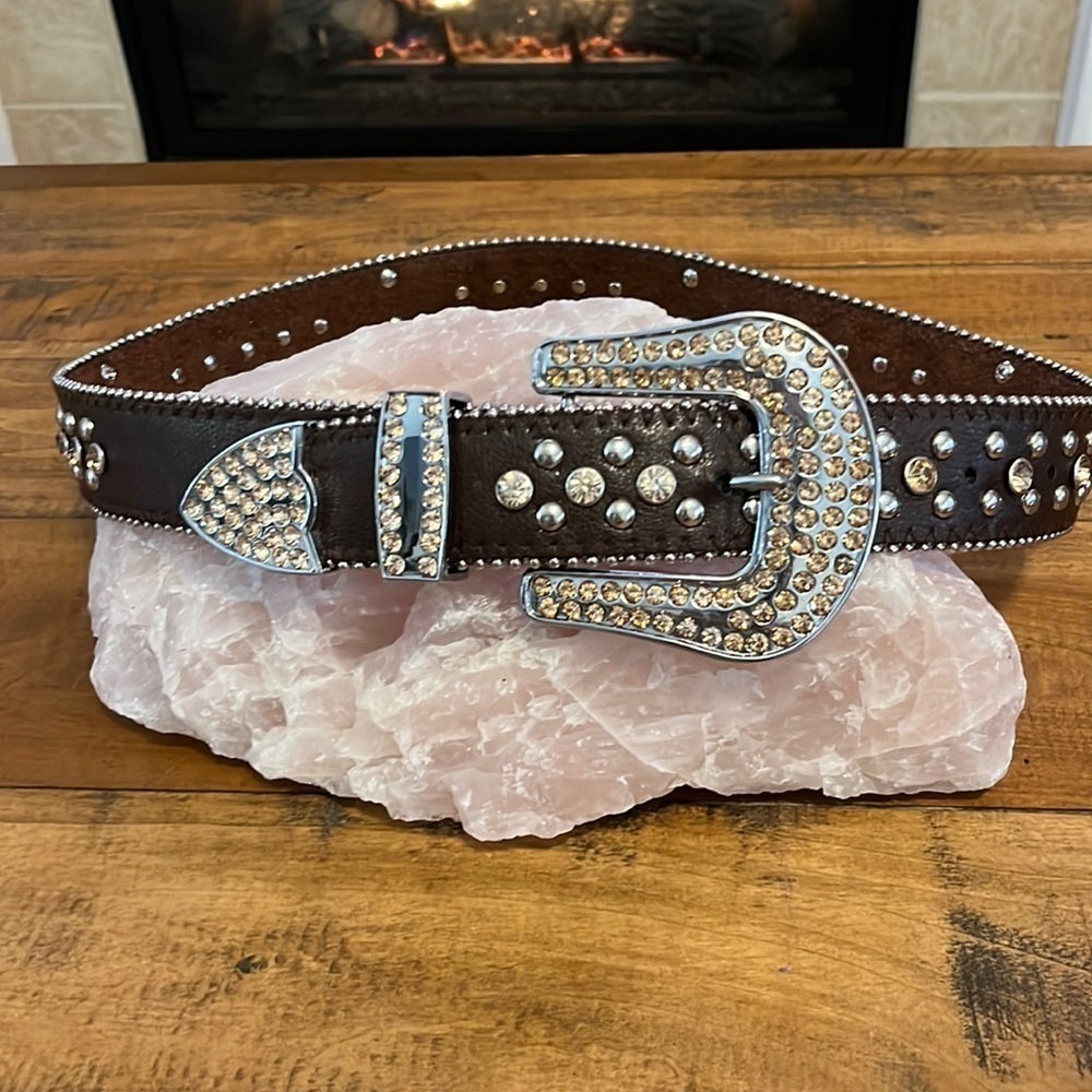 WESTERN Belt leather
